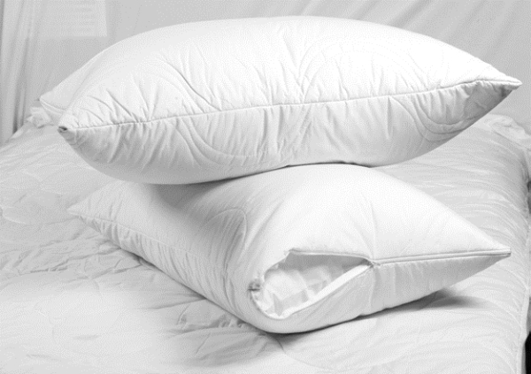 TC-250 Sleep Quilted Comfort Pillow Protector. 100% Cotton. Waterproof.