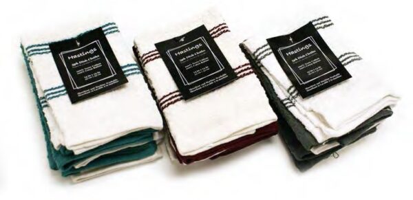 5 Pack Terry Dishcloths. 100% Cotton.