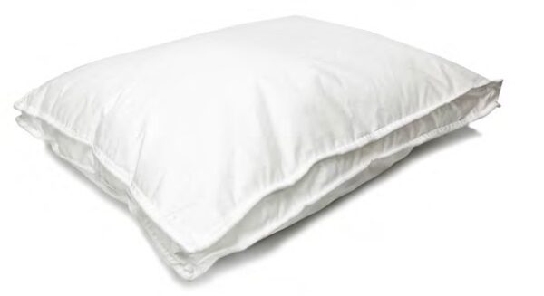 TC-250 Health Comfort Pillows. 100% Cotton. Self Piped. Double Stitched Covering. Clustered Microfiber & Down like Polyester. Filling with 100% Hypoallergenic. Made In Canada.